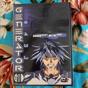 Generator Gawl DVD, vol. 1.  Human heart metal, NWT. Manga unopened